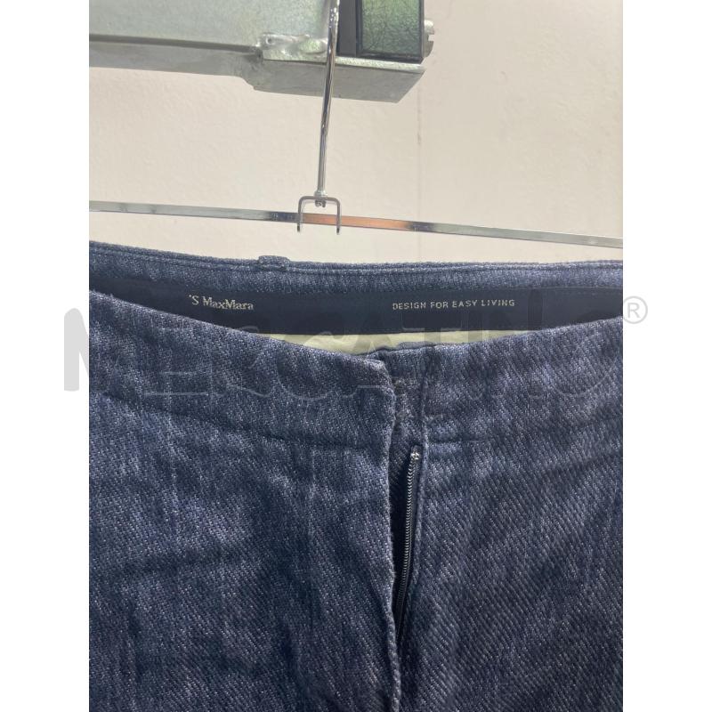 PANTALONE DONNA S MAX MARA EFFETTO DENIM  | Mercatino dell'Usato Montesilvano 2