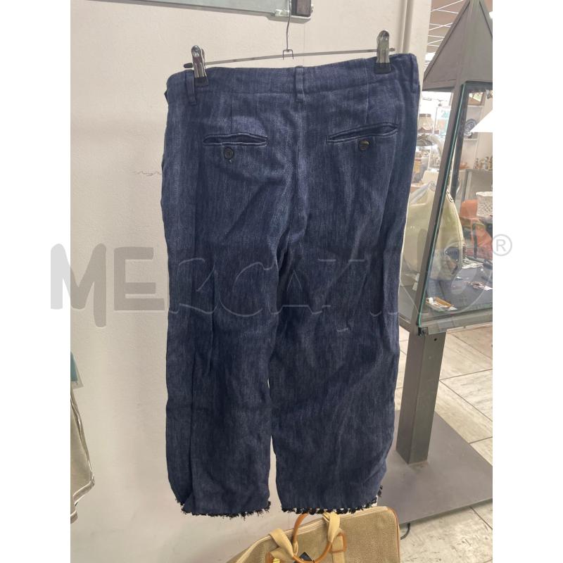PANTALONE DONNA S MAX MARA EFFETTO DENIM  | Mercatino dell'Usato Montesilvano 3