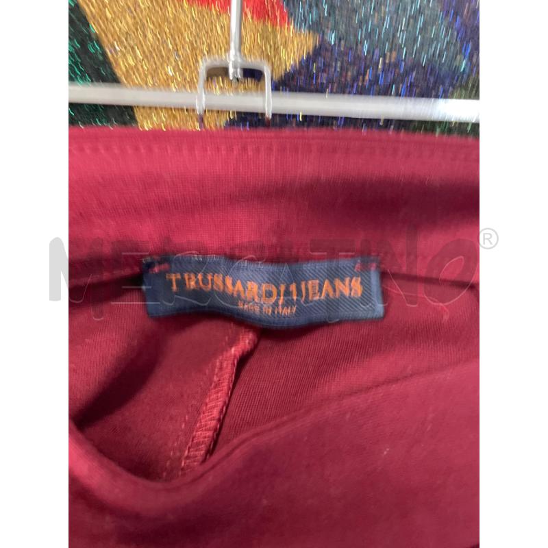 PANTALONE DONNA TRUSSARDI JEANS ROSSO  | Mercatino dell'Usato Montesilvano 3