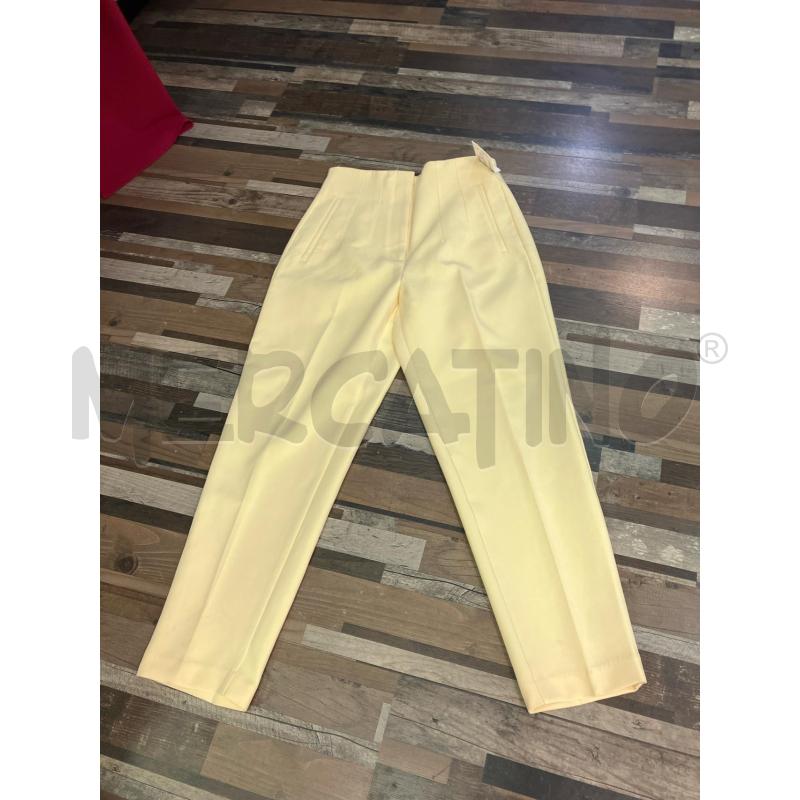 PANTALONE DONNA ZARA GIALLO TG M | Mercatino dell'Usato Montesilvano 1