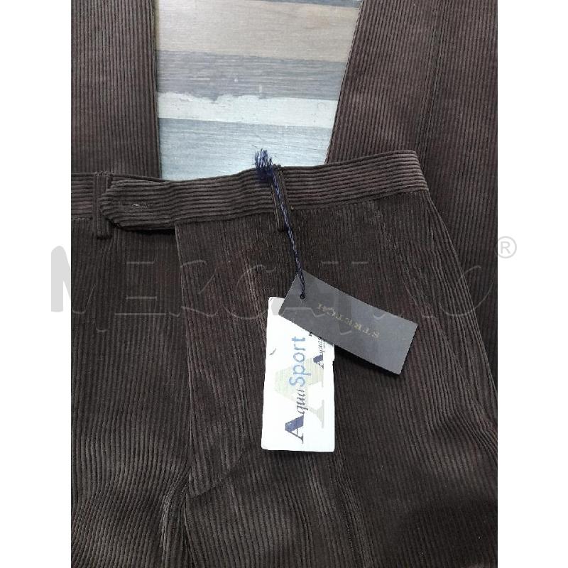 PANTALONE UOMO AQUASCUTUM VELLUTO MARRO TG 46 | Mercatino dell'Usato Montesilvano 3