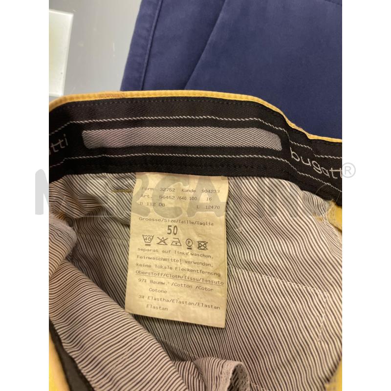 PANTALONE UOMO BUGATTI GIALLI COTONE | Mercatino dell'Usato Montesilvano 3