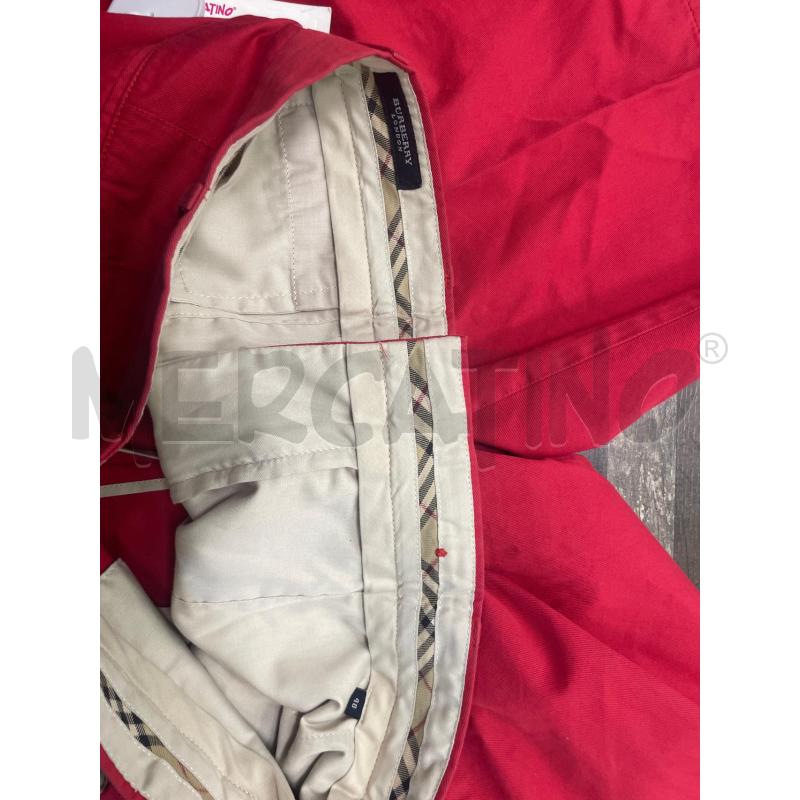 PANTALONE UOMO BURBERRY ROSSO TG 48 | Mercatino dell'Usato Montesilvano 3