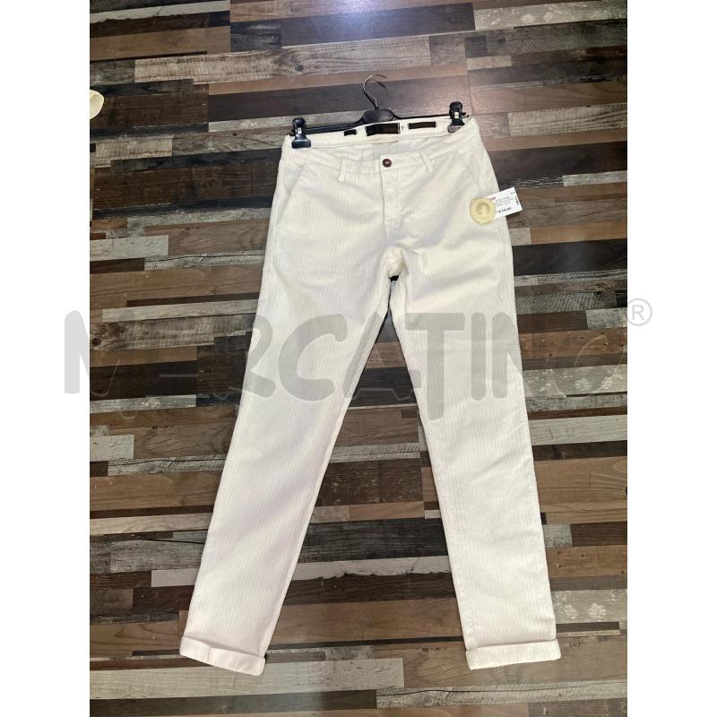 PANTALONE UOMO COSTINE BIANCO MORO | Mercatino dell'Usato Montesilvano 1