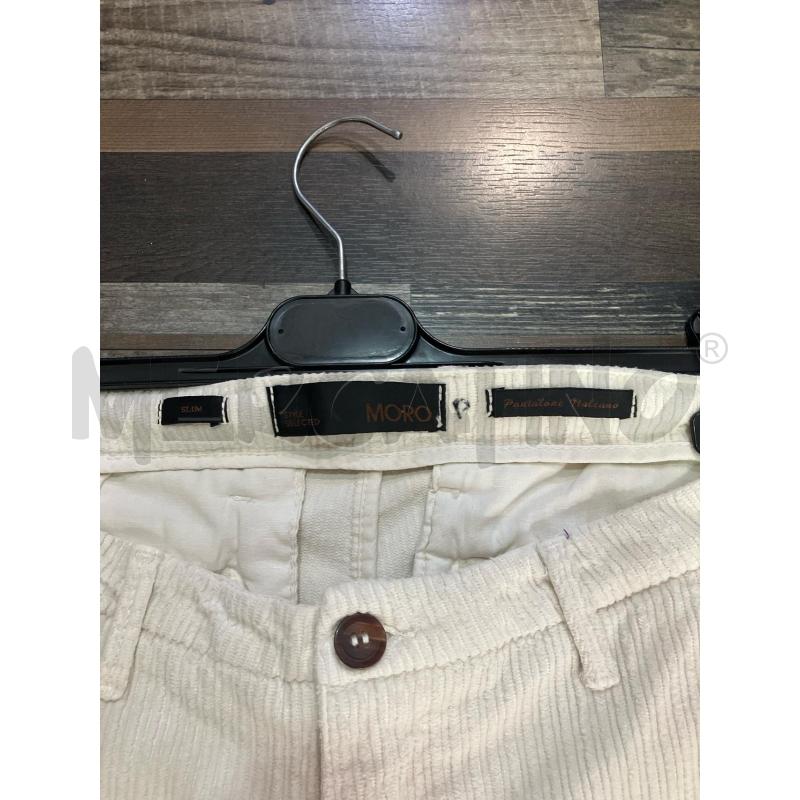 PANTALONE UOMO COSTINE BIANCO MORO | Mercatino dell'Usato Montesilvano 2