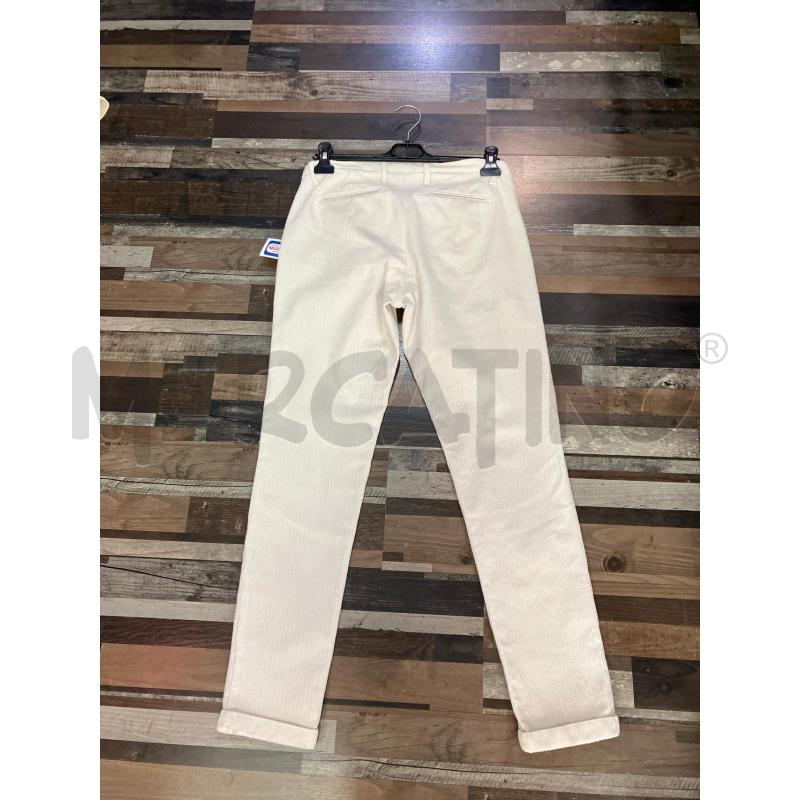 PANTALONE UOMO COSTINE BIANCO MORO | Mercatino dell'Usato Montesilvano 3