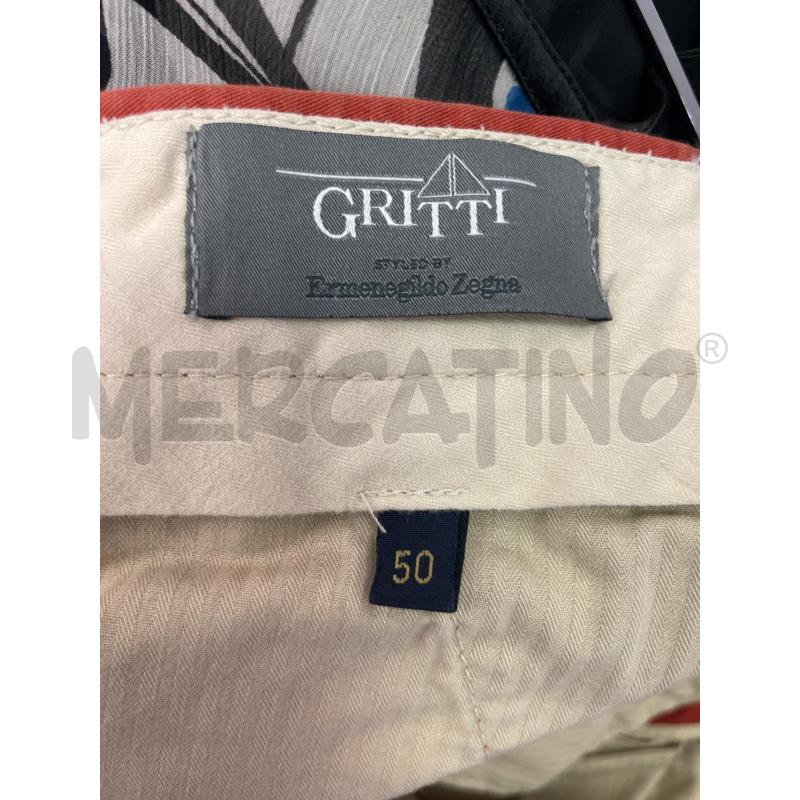 PANTALONE UOMO GRITTI BY ERMENEGILDO ZEGNA ARANCIO | Mercatino dell'Usato Montesilvano 3