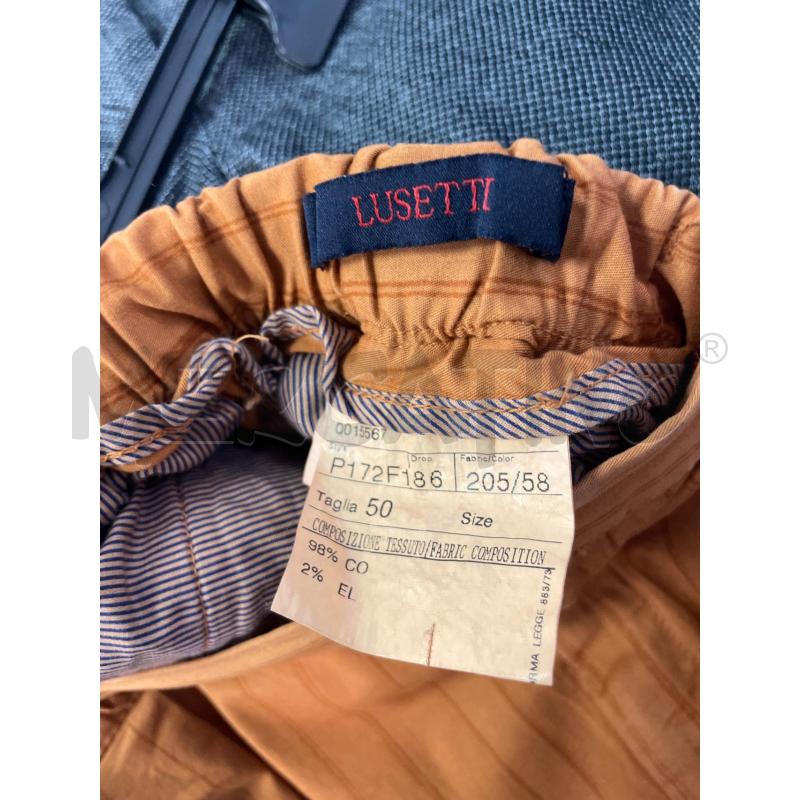 PANTALONE UOMO LUSETTI ARANCIONE  | Mercatino dell'Usato Montesilvano 3