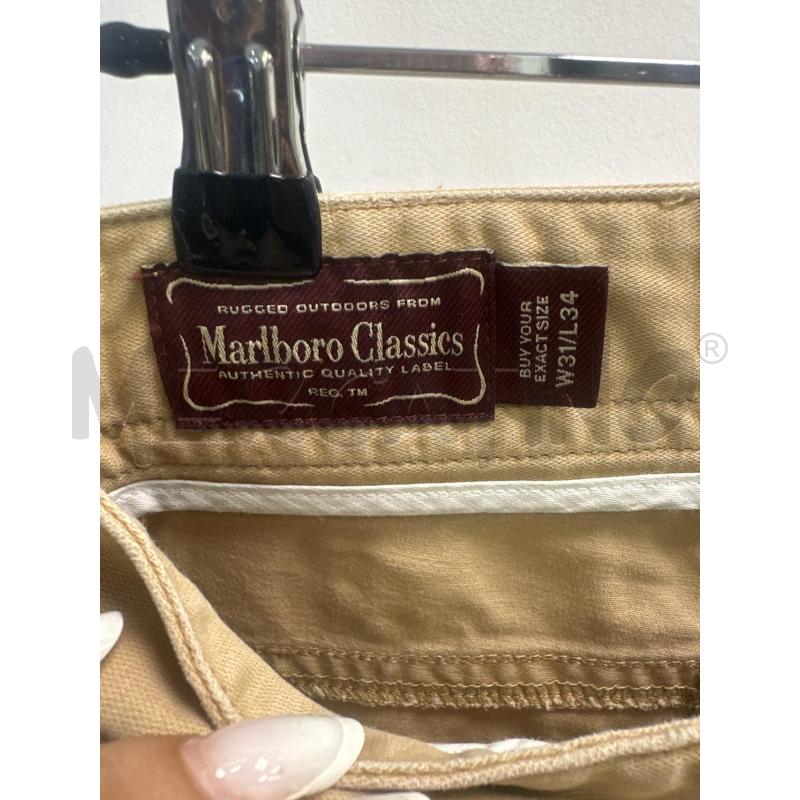 PANTALONE UOMO MARLBORO CLASSICS BEIGE W31 L34 | Mercatino dell'Usato Montesilvano 2