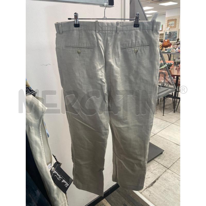PANTALONE UOMO PERRY ELLIS GRIGIO CHIARO MISTO LINO | Mercatino dell'Usato Montesilvano 2