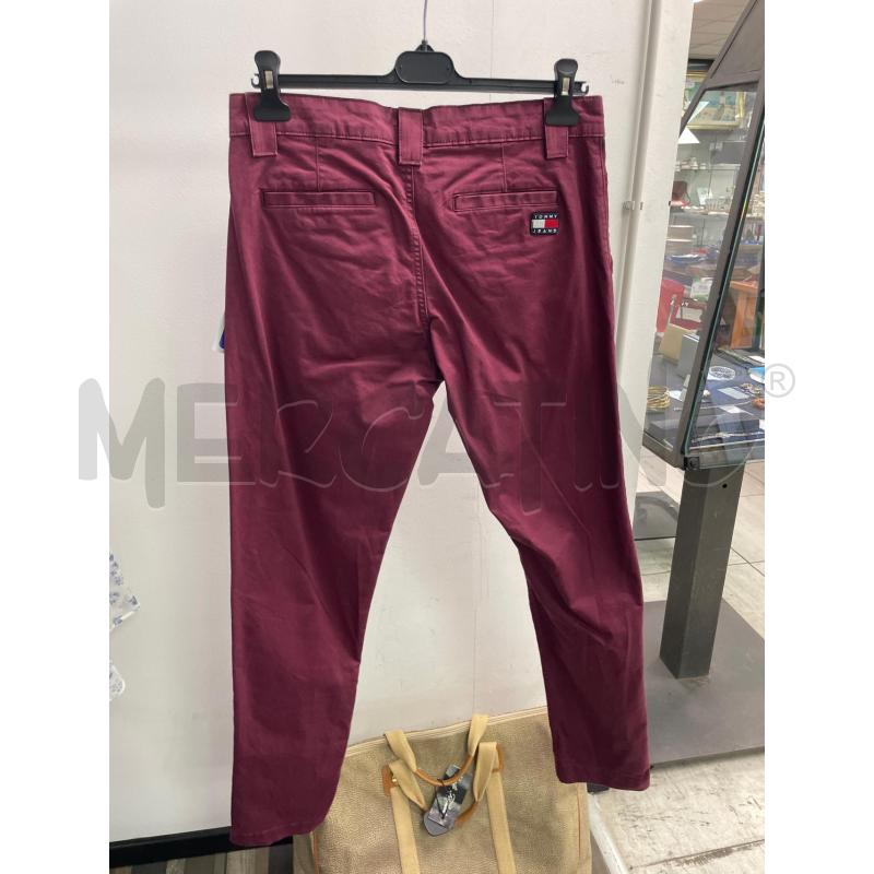 PANTALONE UOMO TOMMY JEANS BORDEAUX | Mercatino dell'Usato Montesilvano 2