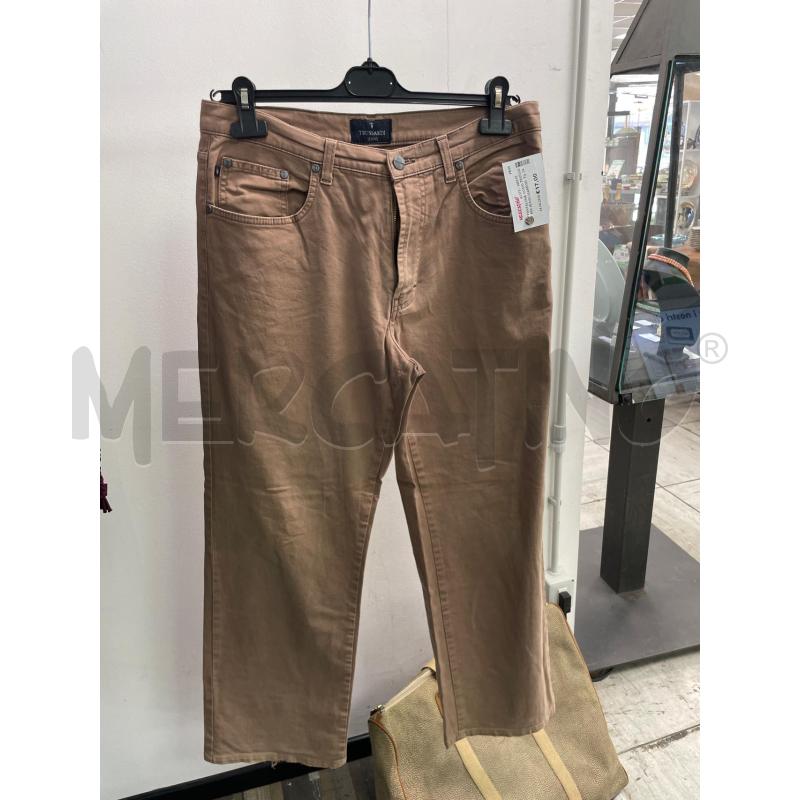 PANTALONE UOMO TRUSSARDI JEANS MARRONI  | Mercatino dell'Usato Montesilvano 1