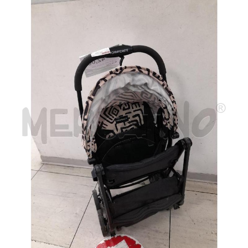 PASSEGGINO CHIUSURA OMBRELLO FOPPAPEDRETTI NERO BIANCO FANTASIA | Mercatino dell'Usato Montesilvano 1