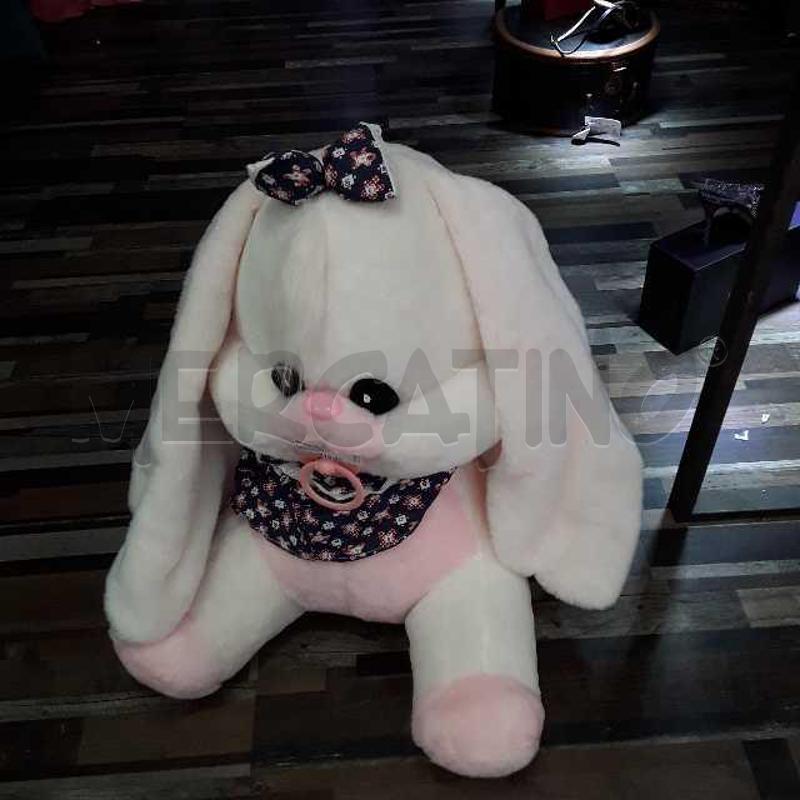 PELUCHE GIGANTE ROSA BIANCO CANE  | Mercatino dell'Usato Montesilvano 3