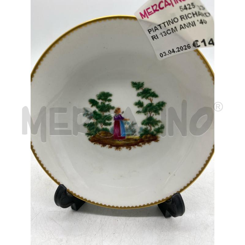 PIATTINO RICHARD GINORI 13CM ANNI '40 | Mercatino dell'Usato Montesilvano 1