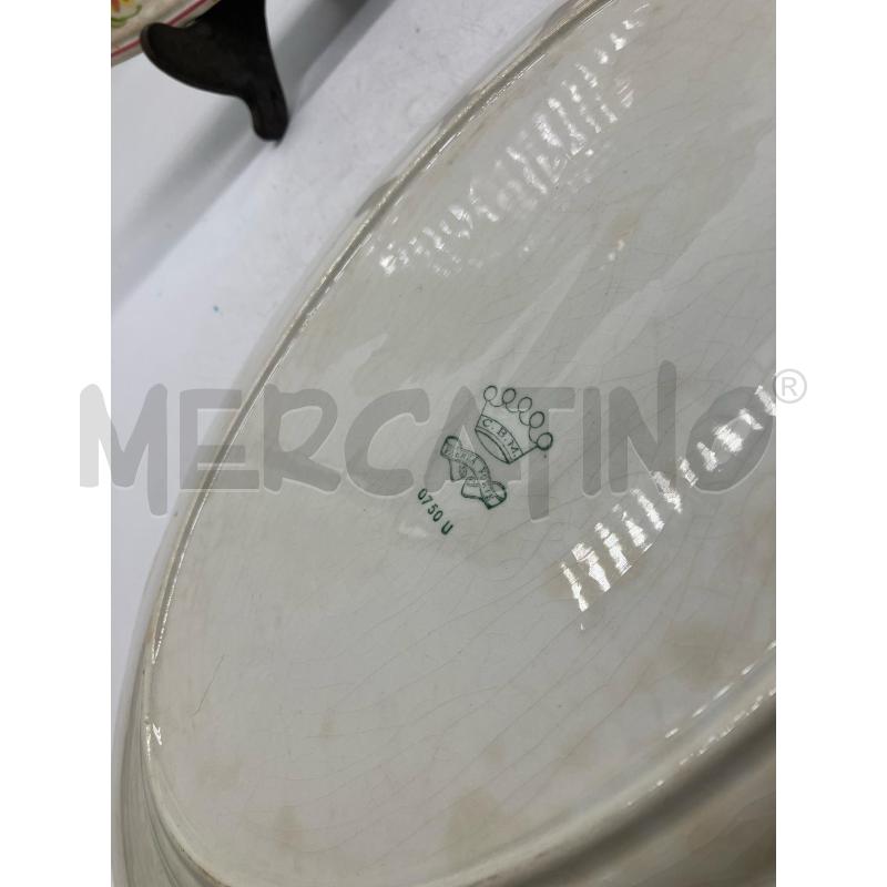 PIATTI PZ. OVAL EFIORATA FAENZA N.2 | Mercatino dell'Usato Montesilvano 3