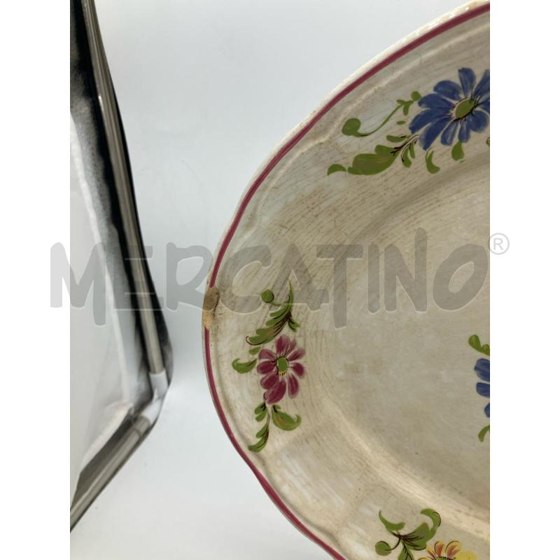 PIATTI PZ. OVAL EFIORATA FAENZA N.2 | Mercatino dell'Usato Montesilvano 4