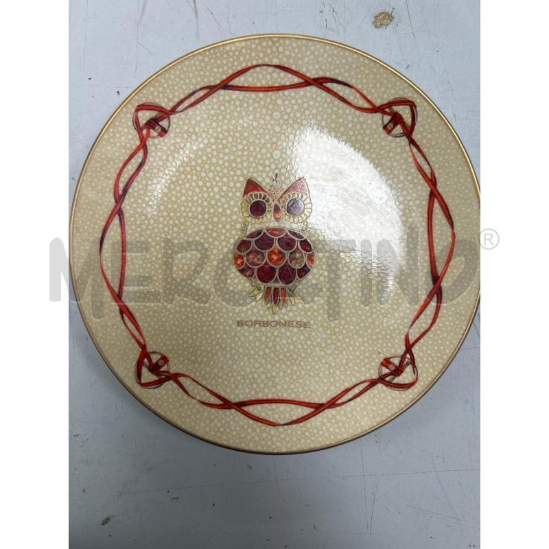 PIATTO BORBONESE GUFO CM14 | Mercatino dell'Usato Montesilvano 1