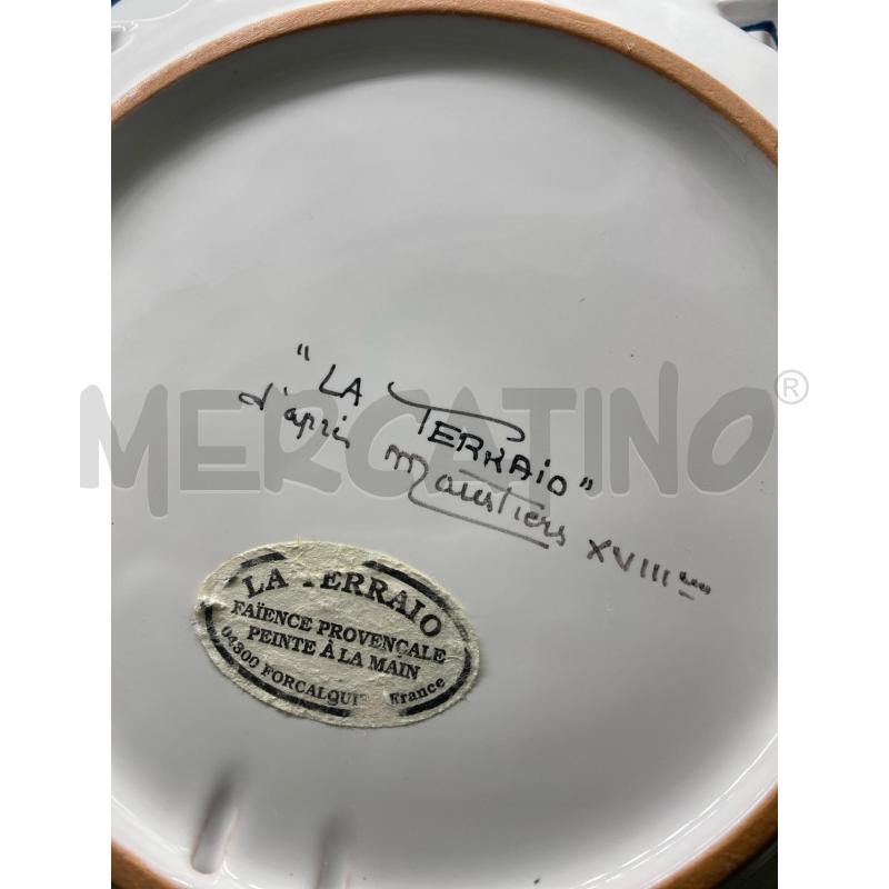 PIATTO LA TERRAIO FAIENCE FRANCE 24CM | Mercatino dell'Usato Montesilvano 2