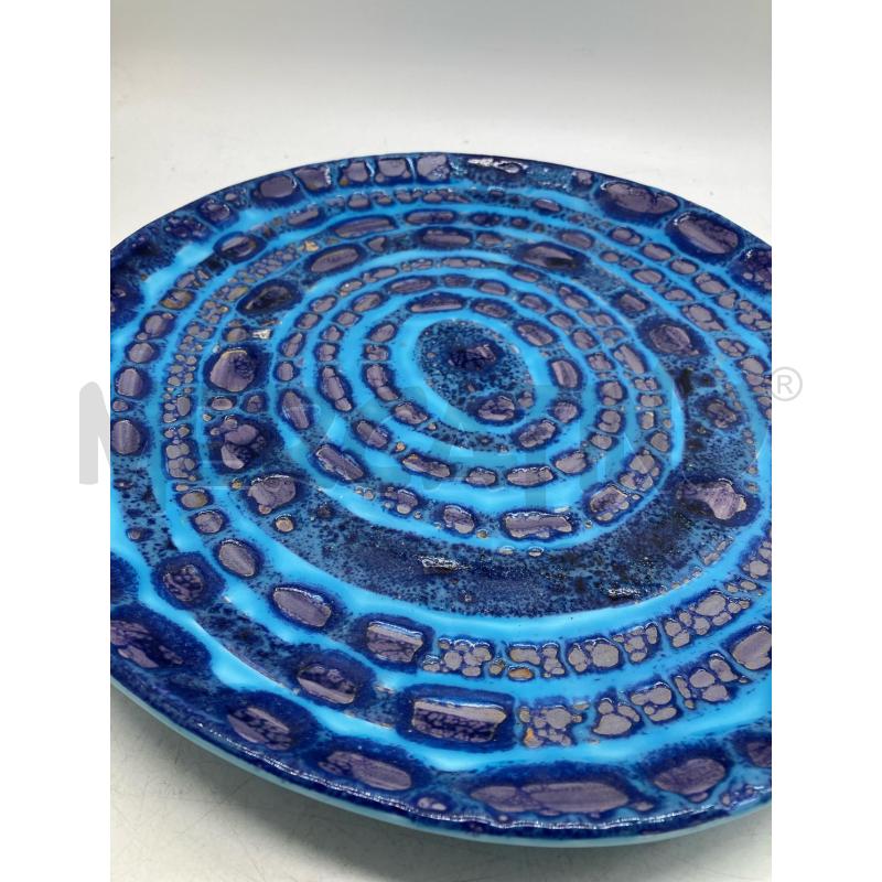 PIATTO OVALE CELESTE RIGA BLU CM 34 | Mercatino dell'Usato Montesilvano 3