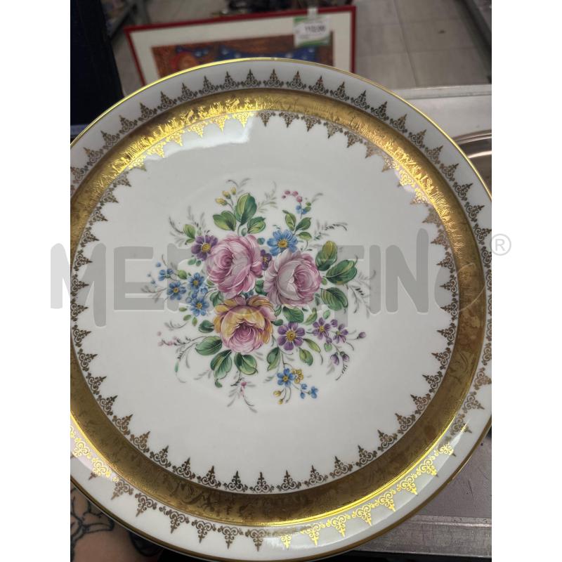 PIATTO PORTATA FOIRE BORDO ORO LIMOGES CM 31 | Mercatino dell'Usato Montesilvano 3