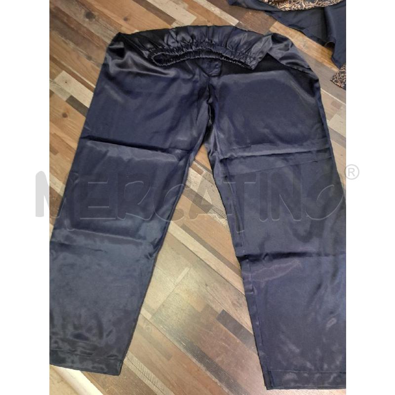 PIGIAMA UOMO BLU LUNGO DAMASCATO DORATO TG XL  | Mercatino dell'Usato Montesilvano 2