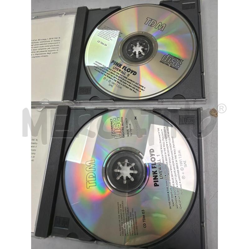 PINK FLOYD -LIVEWALL 1-2  CD TDM04 TDM03 | Mercatino dell'Usato Montesilvano 2