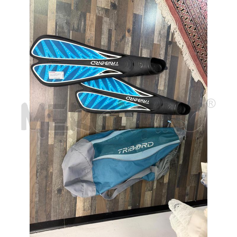PINNE TRIBORD NERE AZZURRE BIANCHE N 44-45 | Mercatino dell'Usato Montesilvano 1