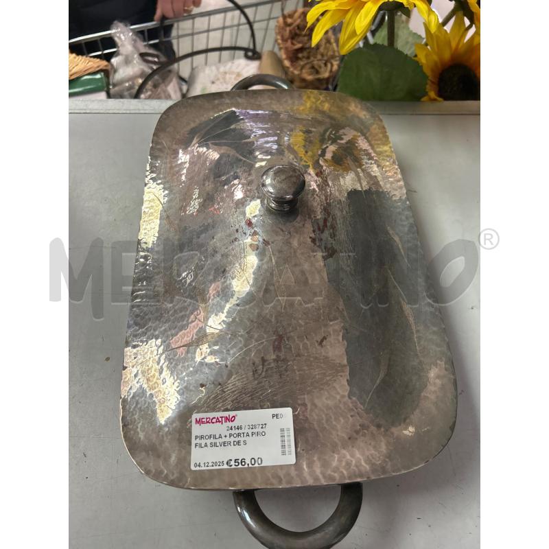 PIROFILA + PORTA PIROFILA SILVER DE STEFANIS | Mercatino dell'Usato Montesilvano 2
