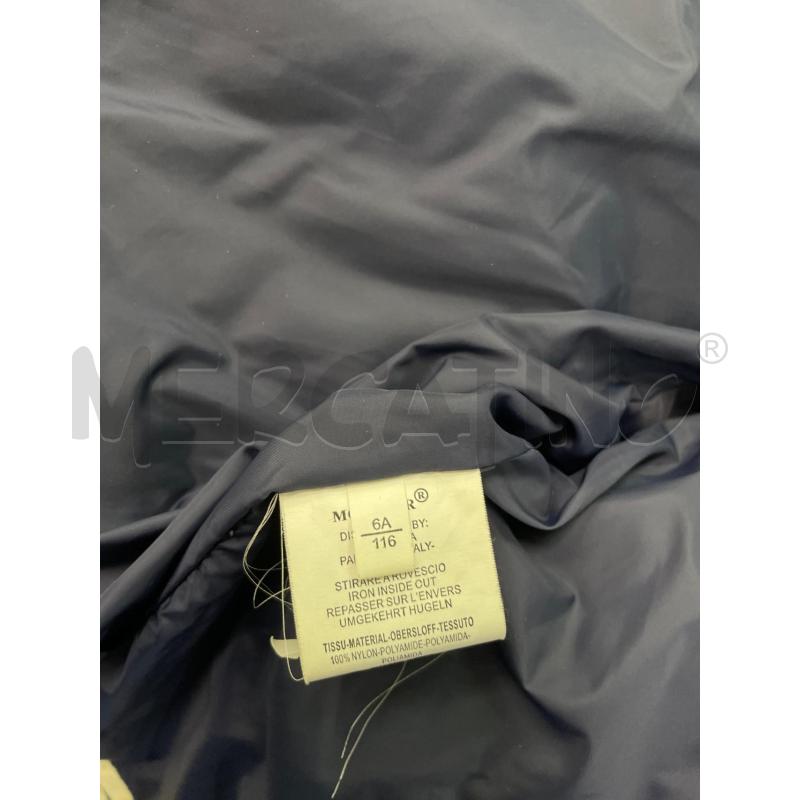 PIUMINO BAMBINO MONCLER BLU  | Mercatino dell'Usato Montesilvano 4