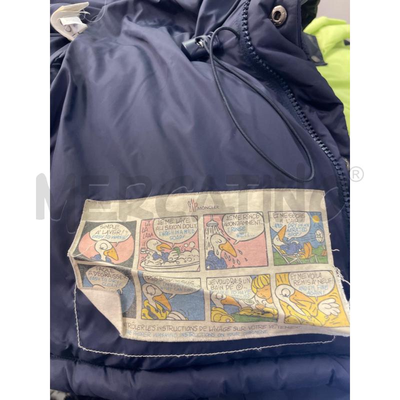 PIUMINO BAMBINO MONCLER BLU  | Mercatino dell'Usato Montesilvano 5