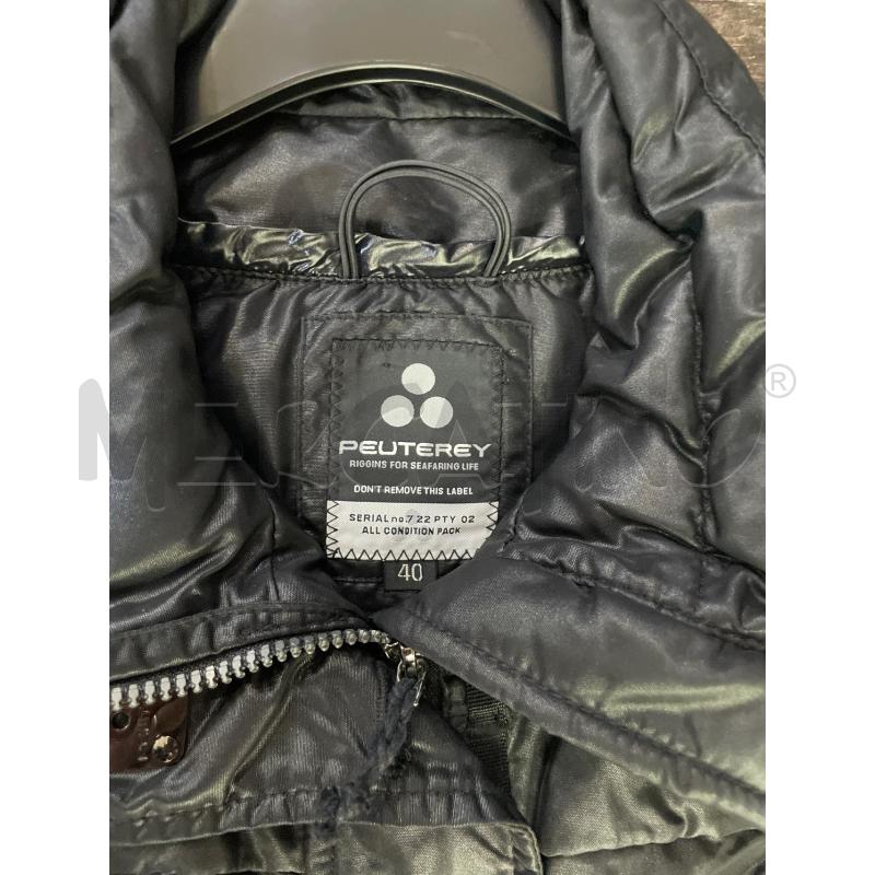 PIUMINO DONNA PEUTEREY NERO OPACO DETT LUCIDI | Mercatino dell'Usato Montesilvano 2