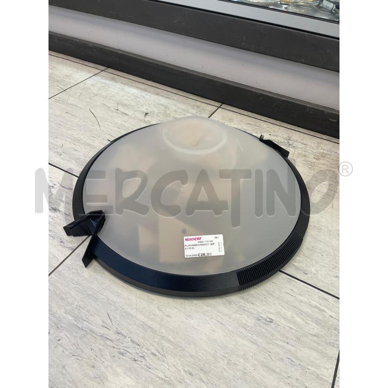PLAFONIERA BIANCA NERA CM 53 | Mercatino dell'Usato Montesilvano 1