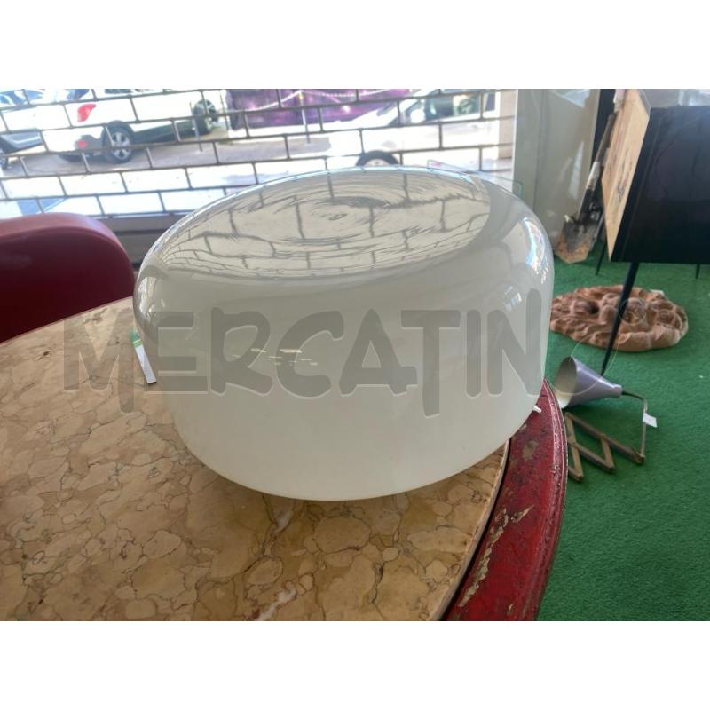 PLAFONIERA VETRO BIANCO 30CM | Mercatino dell'Usato Montesilvano 1