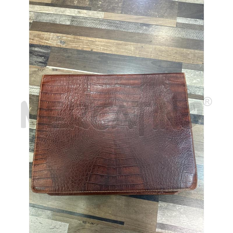 POCHETTE CARTELLA TRUSSARDI PELLE MARRO | Mercatino dell'Usato Montesilvano 3