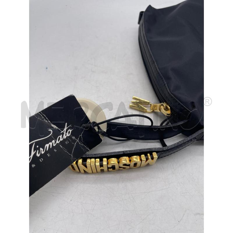 POCHETTE MOSCHINO NERA TESSUTO | Mercatino dell'Usato Montesilvano 2