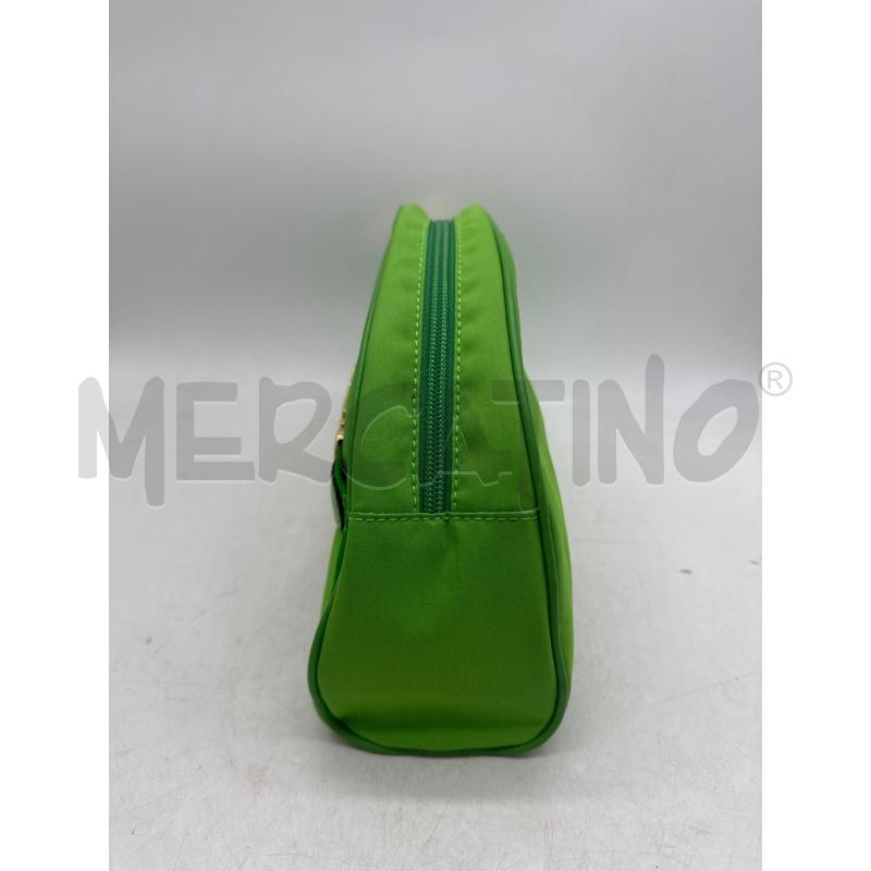 POCHETTE MOSCHINO VERDE ACIDO LETTERE DORATE | Mercatino dell'Usato Montesilvano 3