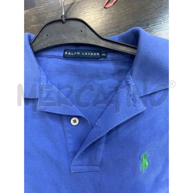 POLO DONNA RALPH LAUREN BLU LOGO VERDE | Mercatino dell'Usato Montesilvano 2