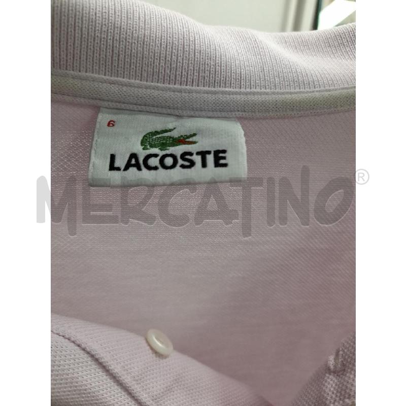 POLO UOMO LACOSTE LILLA  | Mercatino dell'Usato Montesilvano 2