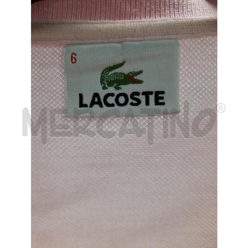 POLO UOMO LACOSTE ROSA | Mercatino dell'Usato Montesilvano 3