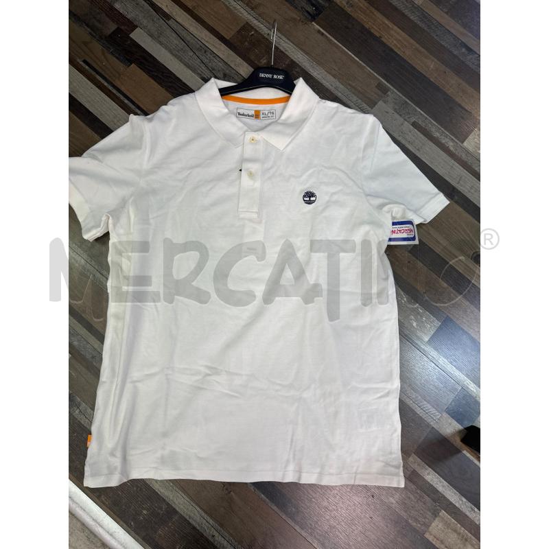 POLO UOMO TIMBERLAND BIANCA  | Mercatino dell'Usato Montesilvano 1
