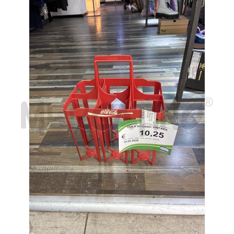 PORTA BOTTIGLIA COCA COLA RTOSSO VINTAGE | Mercatino dell'Usato Montesilvano 2