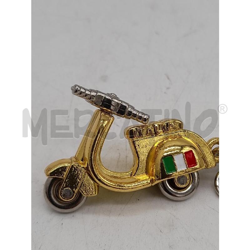 PORTA CHIAVI MOTORETTA DORATA ITALIA | Mercatino dell'Usato Montesilvano 2