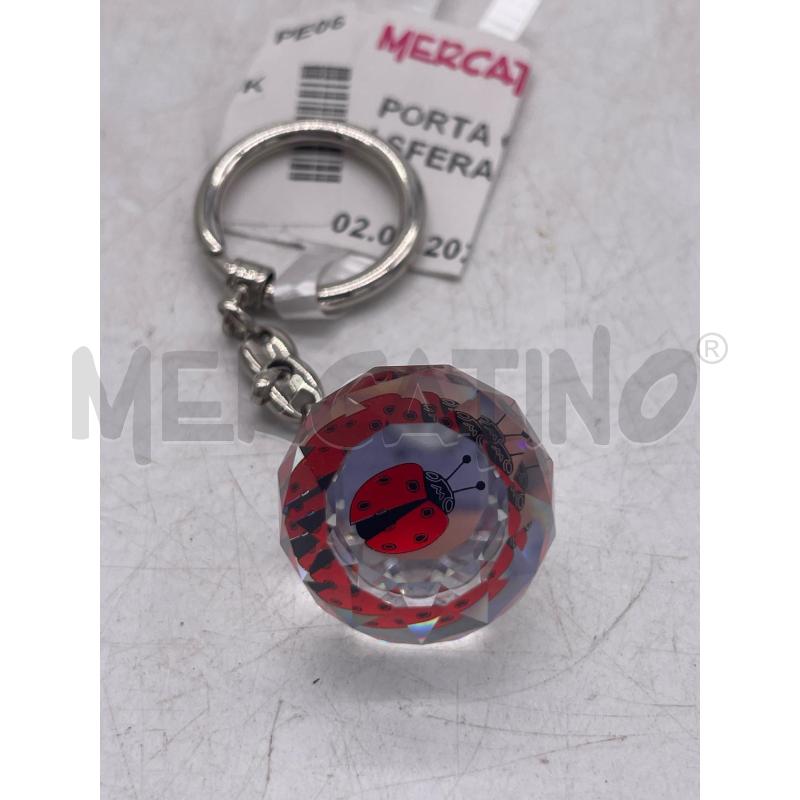 PORTA CHIAVI SWAROVSKI SFERA COCCINELLA | Mercatino dell'Usato Montesilvano 2