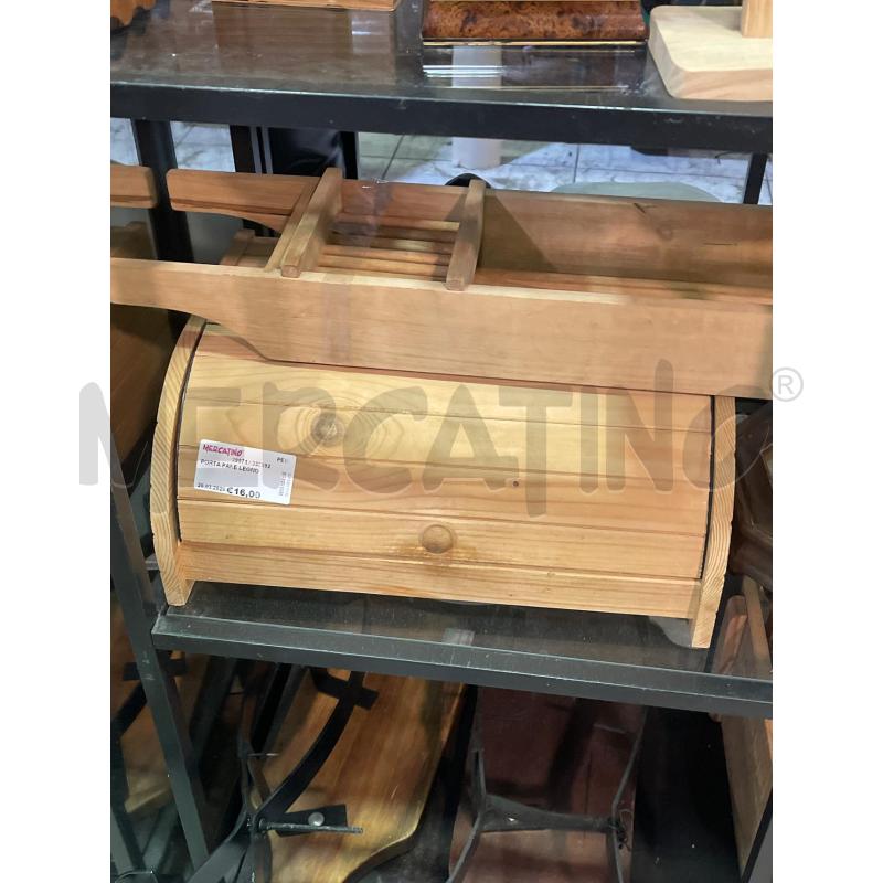 PORTA PANE LEGNO | Mercatino dell'Usato Montesilvano 1