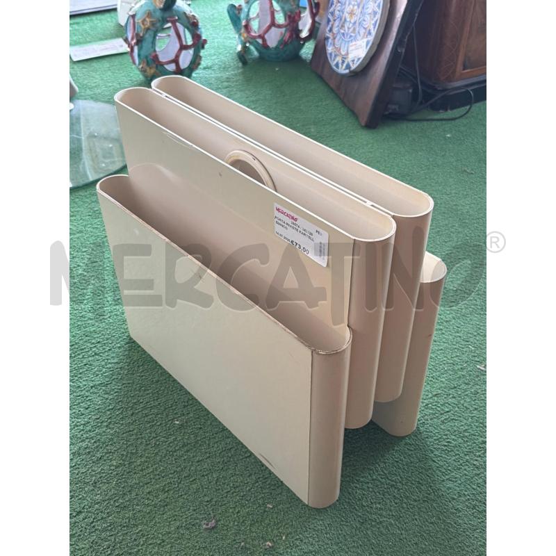 PORTA RIVISTE KARTELL BIANCO | Mercatino dell'Usato Montesilvano 1