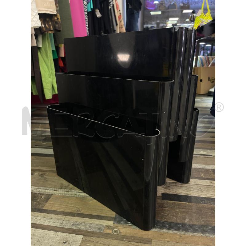 PORTA RIVISTE KARTELL NERO  | Mercatino dell'Usato Montesilvano 3