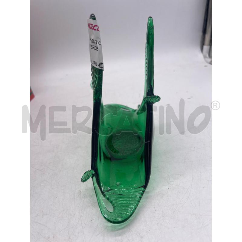 PORTA TOVAGLIOLI VETRO VERDE | Mercatino dell'Usato Montesilvano 2