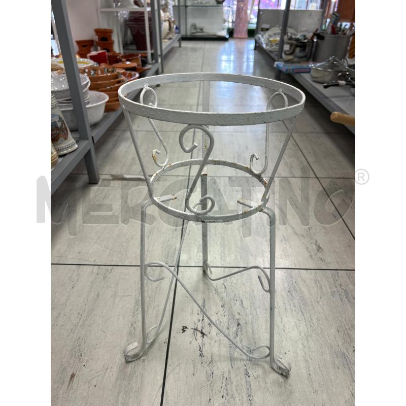 PORTA VASO FERRO BIANCO | Mercatino dell'Usato Montesilvano 1
