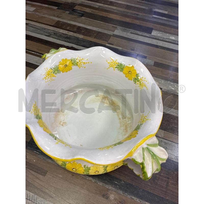 PORTA VASO FIORI GIALLO | Mercatino dell'Usato Montesilvano 2